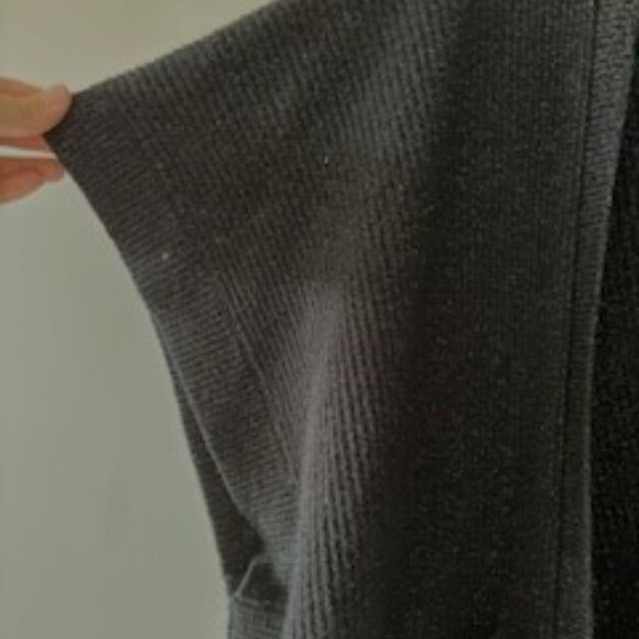 Cabi Black Rib Knit Sparkly Oversized poncho XS/S - Picture 7 of 9